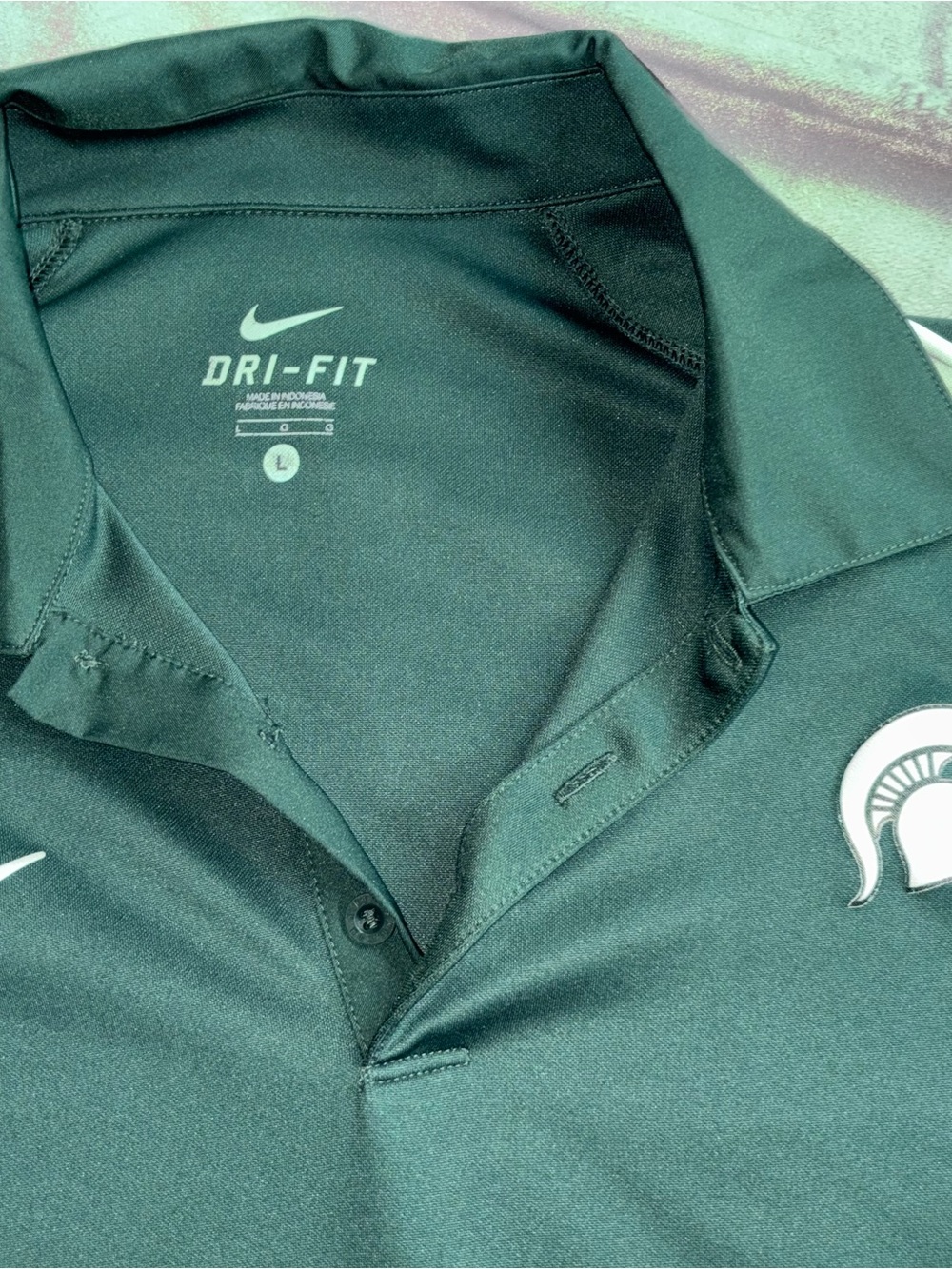 Nike Men's Polo Shirt - Dark Green